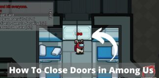 how to close doors in among us