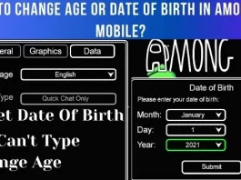 how to change age in among us mobile