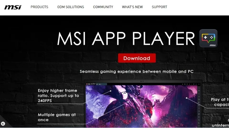 msi player best emulator for free fire for low end pc