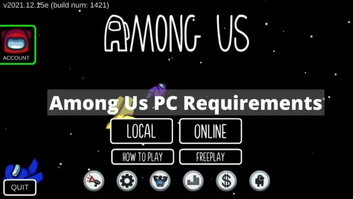 among us system requirements