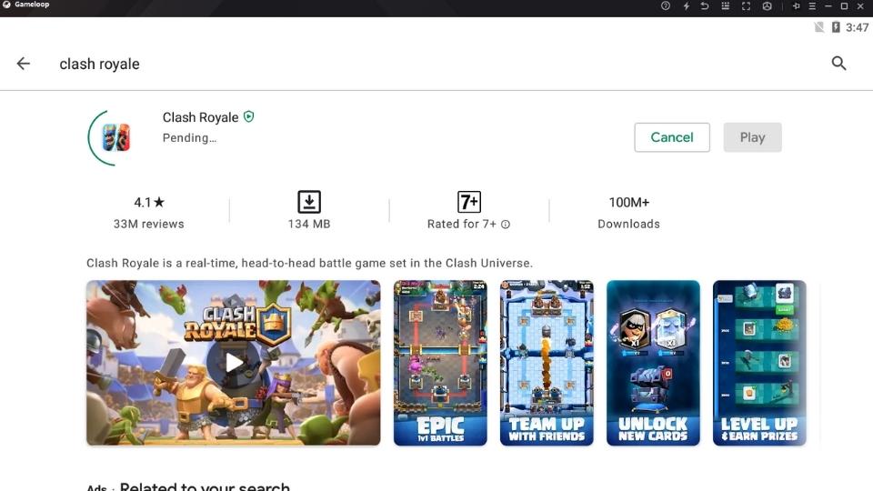how to play clash royale pc