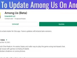 how to update among us on mobile