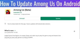 how to update among us on mobile