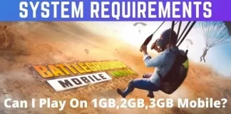 Battleground Mobile India System Requirement