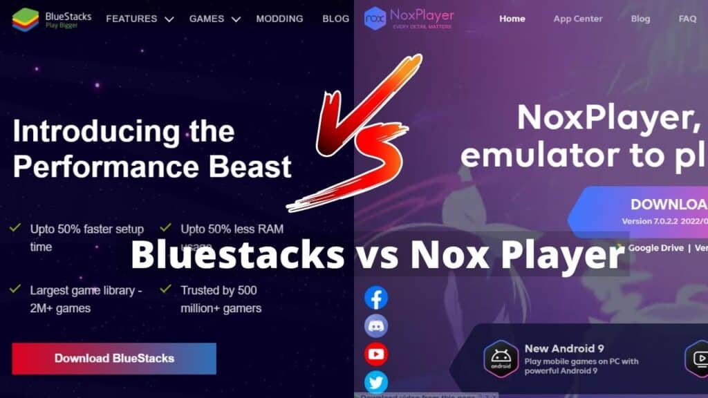 Bluestacks Vs Nox Player Here Is The Best Comparison vrogue.co