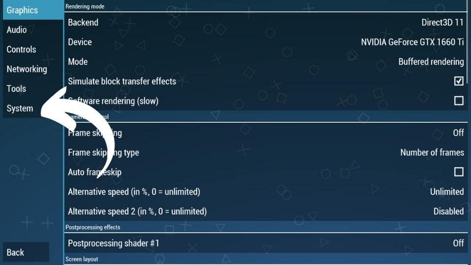 how to change ppsspp background wallpaper
