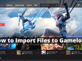how to import files to gameloop