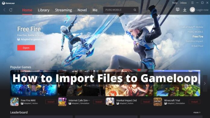 How To Import Files To Gameloop