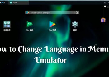 how to change language in memu emulator
