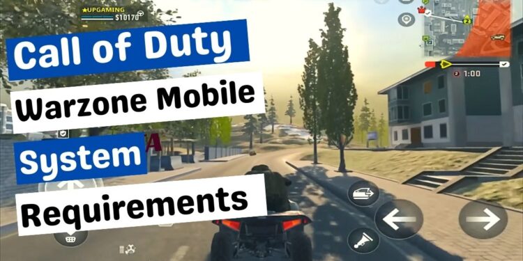 call of duty warzone mobile system requirements