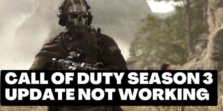 Call Of Duty Season 3 Update Not Working