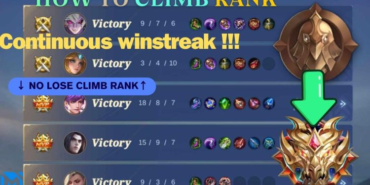 Mobile Legends how to climb the ranks